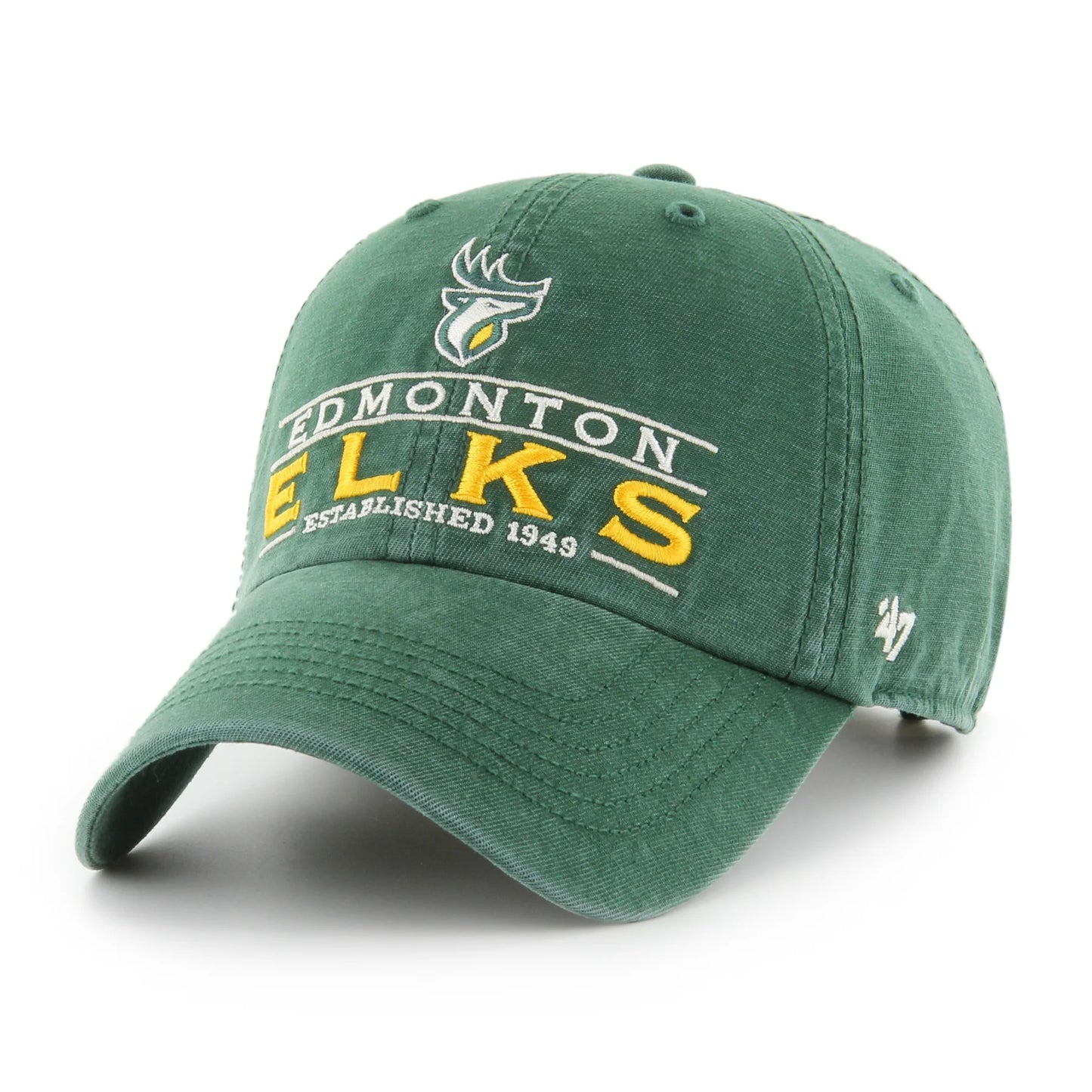 '47 Edmonton Elks Vernon Clean Up Cap Adjustable Hat One Size