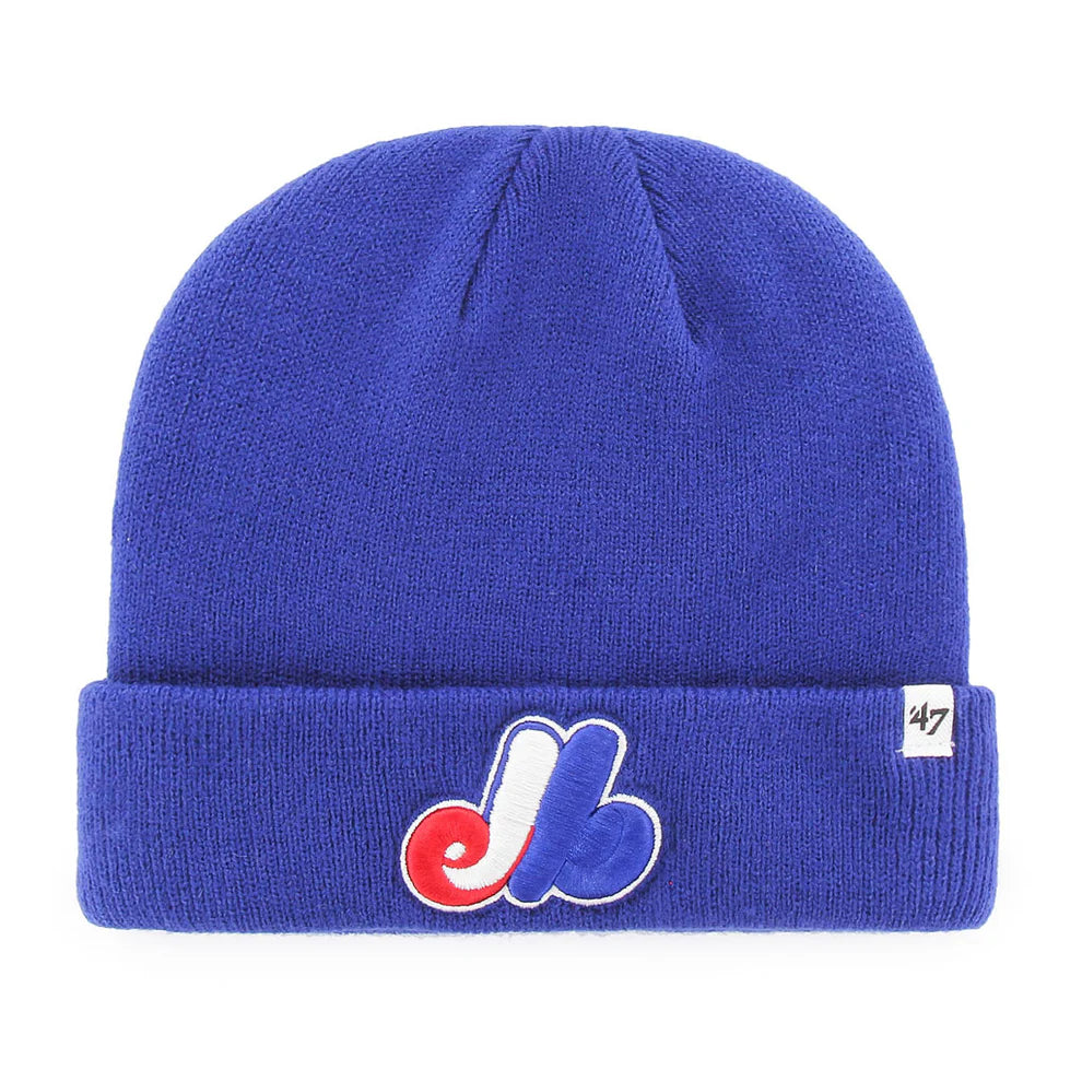 '47 Montreal Expos Raised Cuff Knit Beanie Toque Hat