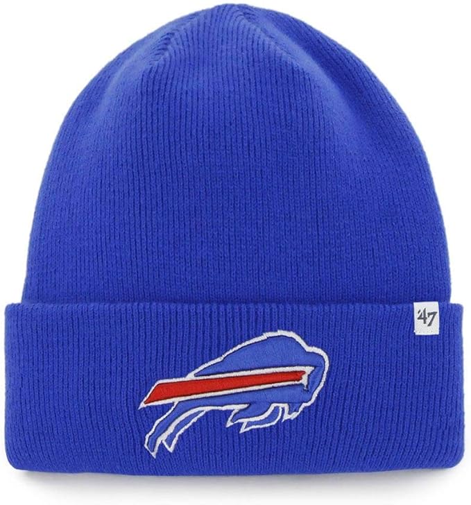 '47 Buffalo Bills Raised Cuff Knit Beanie Toque Hat