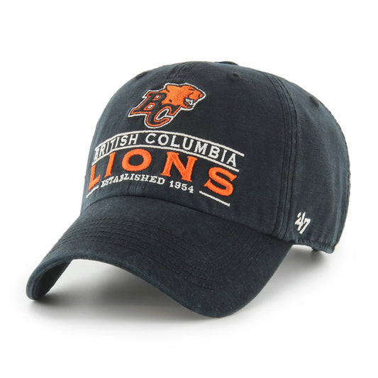 '47 BC Lions Vernon Clean Up Cap Adjustable Hat One Size Fits