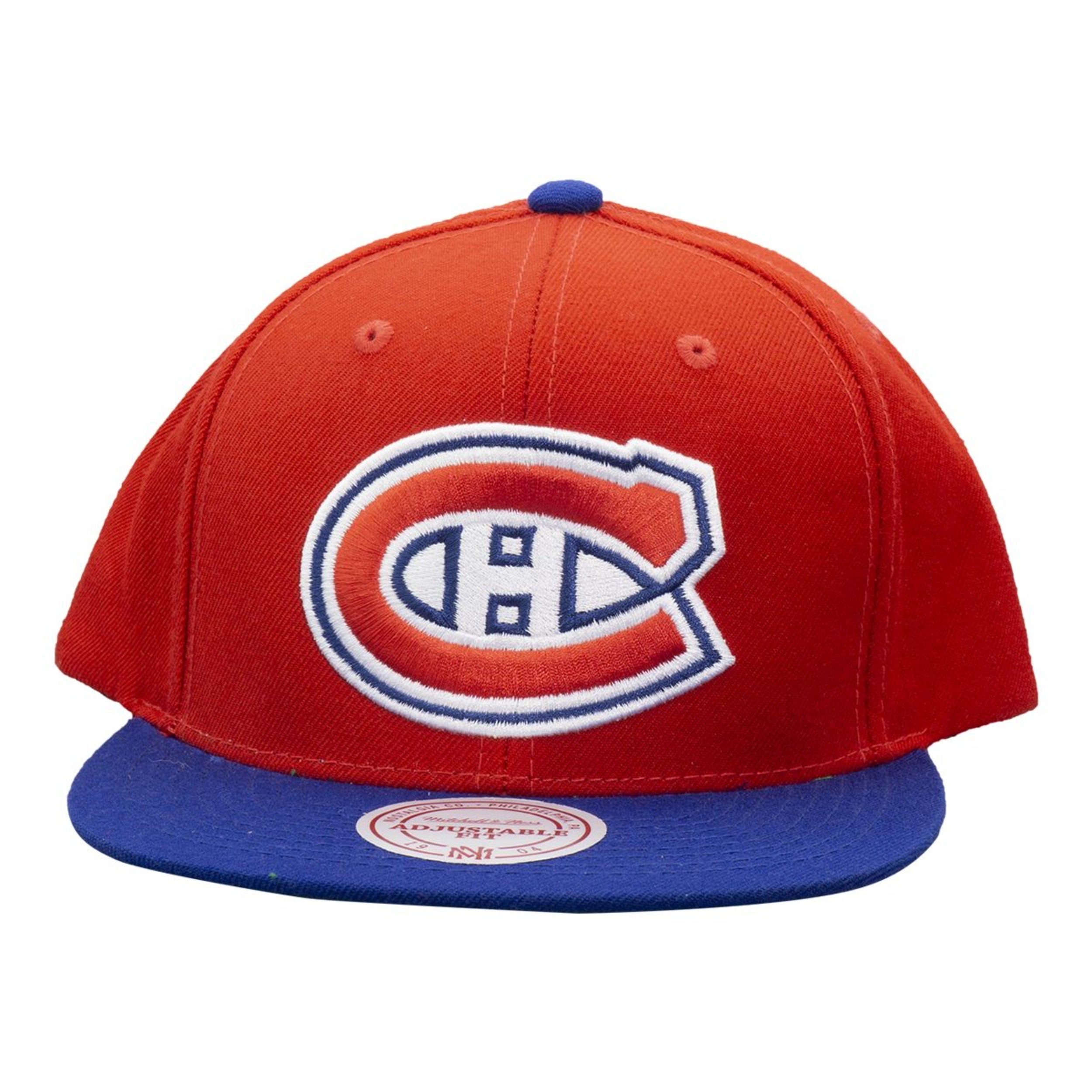 Mitchell & Ness Montreal Canadiens Team Ground 2.0 Snapback Cap Adjustable Hat
