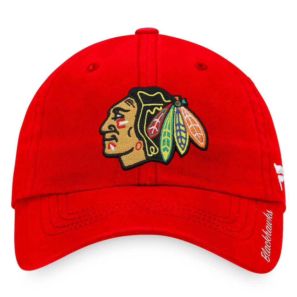 Fanatics Women's Chicago Blackhawks Core Primary Logo Cap Adjustable Hat