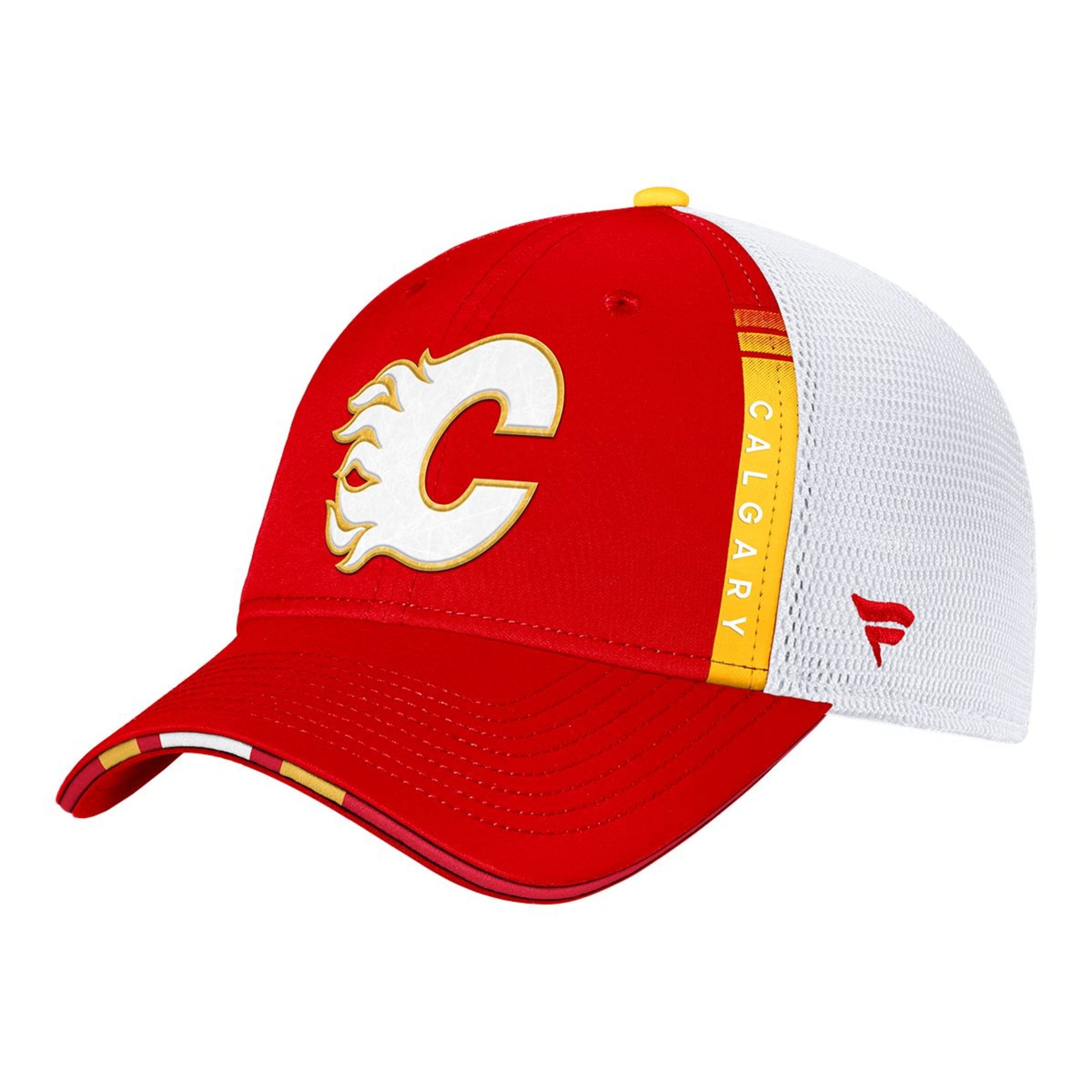 Fanatics Calgary Flames Draft Trucker Cap Snapback Adjustable Hat