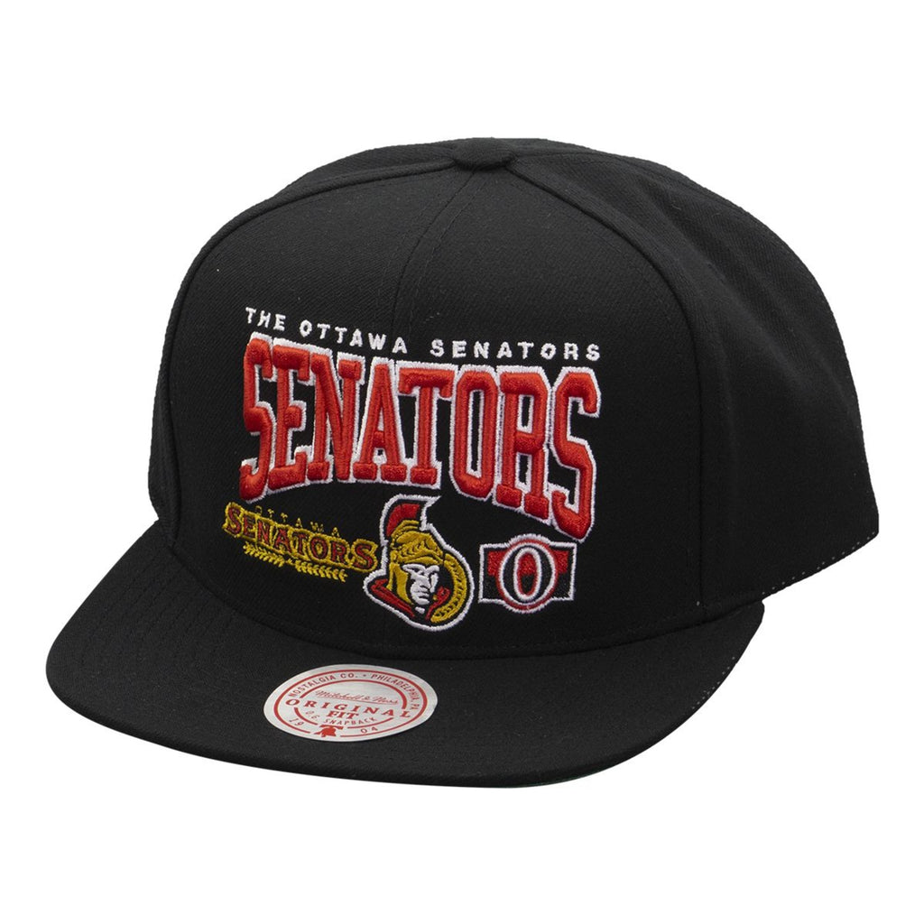 Mitchell & Ness Ottawa Senators Team Ground 2.0 Cap Snapback Adjustable Hat