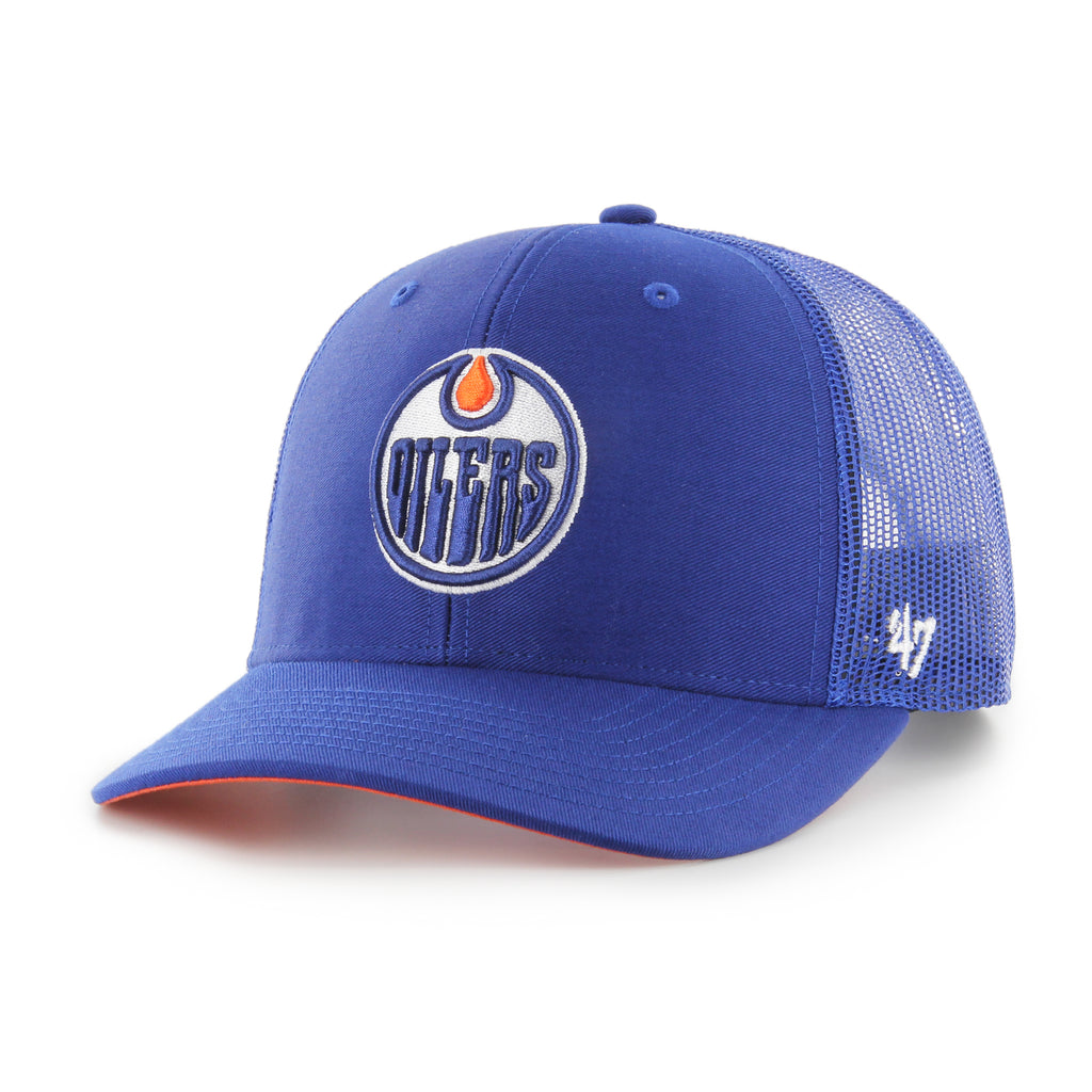 '47 Edmonton Oilers Trucker Cap Adjustable Snapback Hat