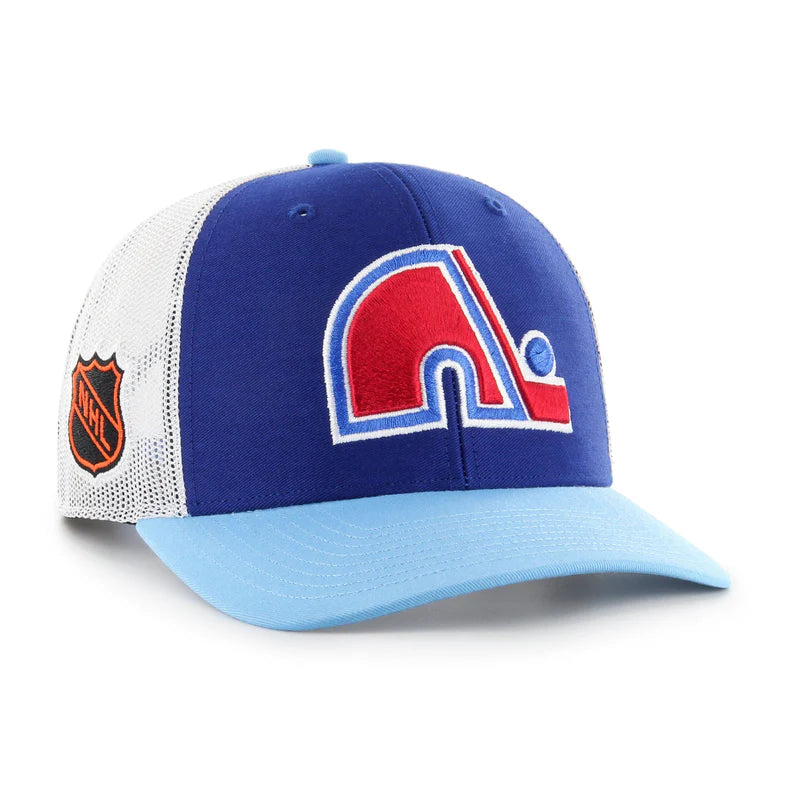 '47 Quebec Nordiques Sure Shot Trucker Cap Adjustable Hat