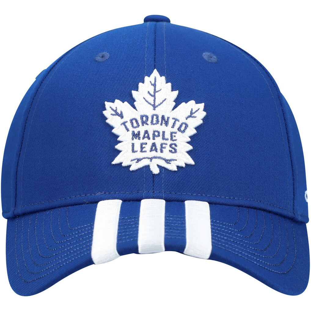 Adidas Toronto Maple Leafs 3-Stripe Cap Structured Adjustable Hat