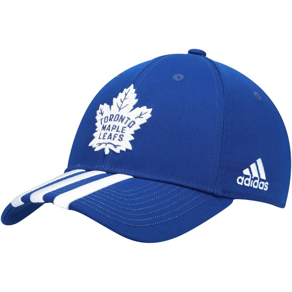 Adidas Toronto Maple Leafs 3-Stripe Cap Structured Adjustable Hat