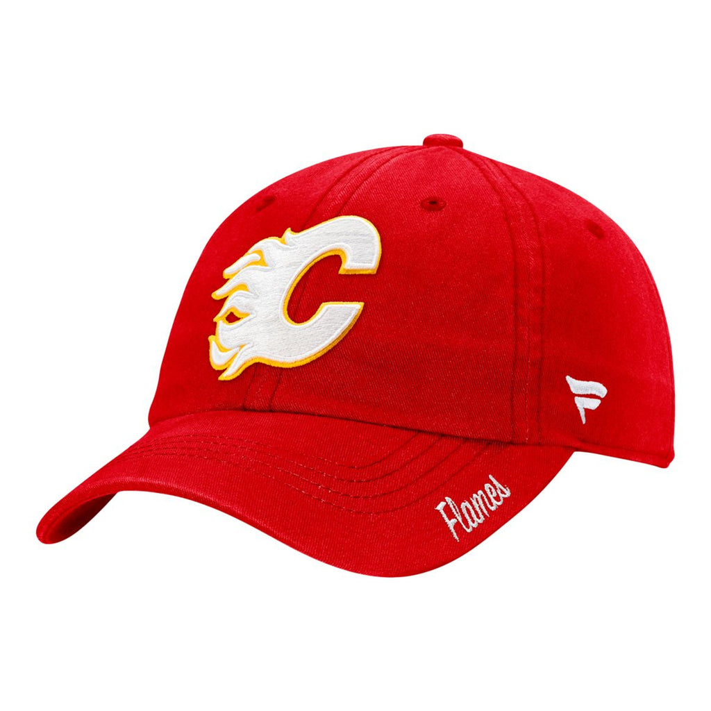 Fanatics Women's Calgary Flames Core Primary Logo Cap Adjustable Strapback Hat