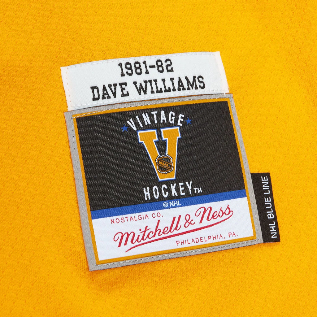 Mitchell & Ness Dave Tiger Williams Vancouver Canucks Blue Line Home Jersey