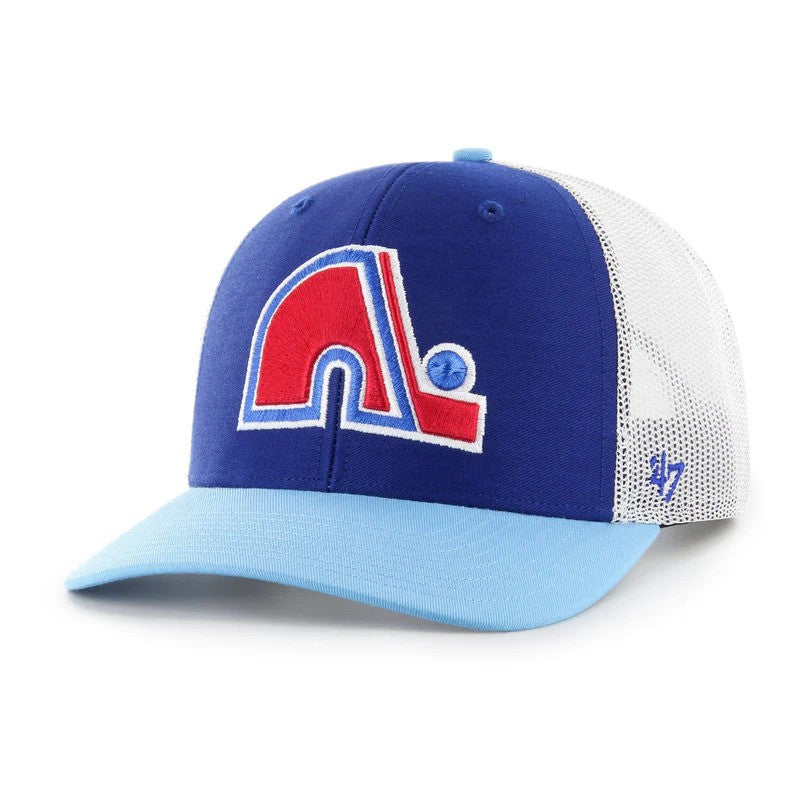 '47 Quebec Nordiques Sure Shot Trucker Cap Adjustable Hat