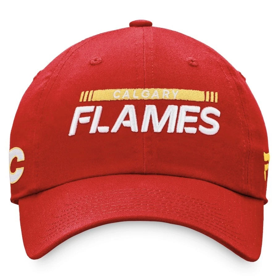 Fanatics Calgary Flames Authentic Pro Rink Cap Adjustable Hat