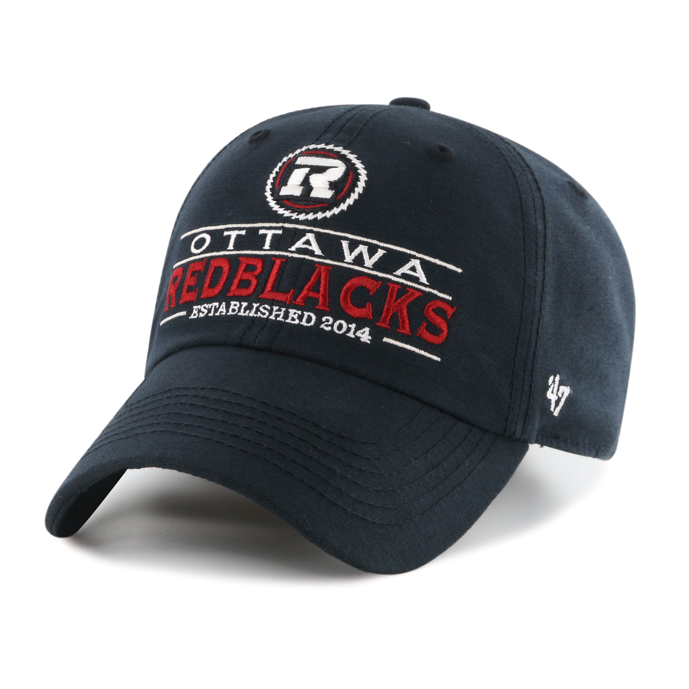'47 Ottawa Red Blacks Vernon Clean Up Cap Adjustable Strapback Cap