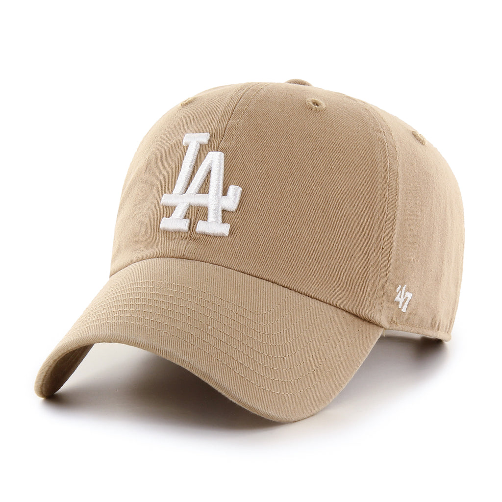 '47 LA Los Angeles Dodgers Khaki Clean Up Cap Adjustable Strapback Hat