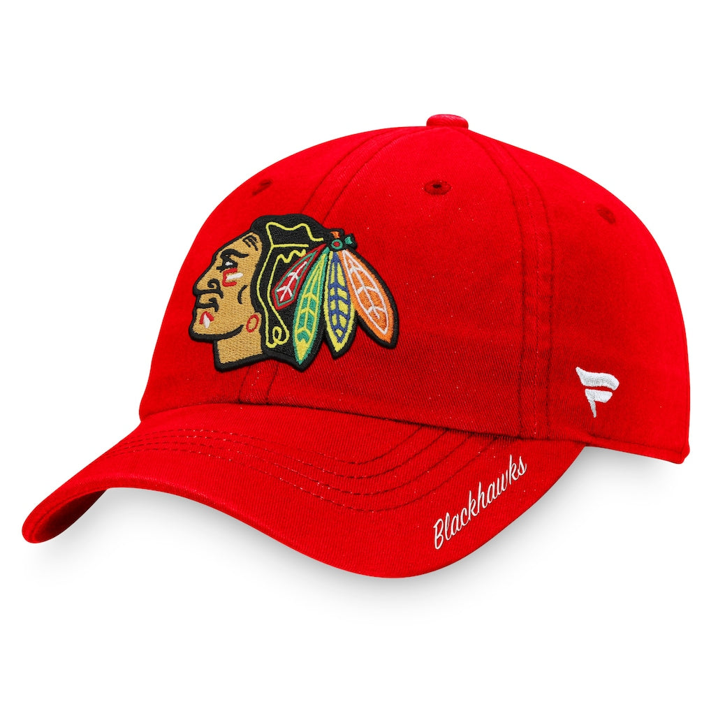Fanatics Women's Chicago Blackhawks Core Primary Logo Cap Adjustable Hat